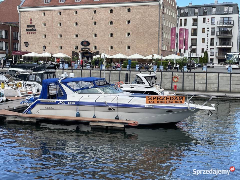 Jacht motorowy Regal 12m Gotowy do sezonu Bogate Rok produkcji 1995 Inne pojazdy i łodzie pomorskie Sopot