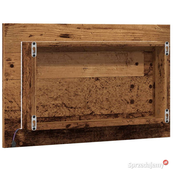 Lustro łazienkowe z LED stare drewno 60x85x38 mazowieckie Warszawa sprzedam