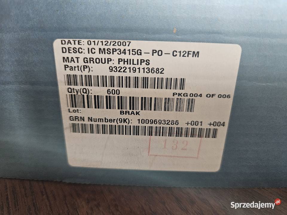 Układ MSP4315G C12 FM pomorskie Kwidzyn