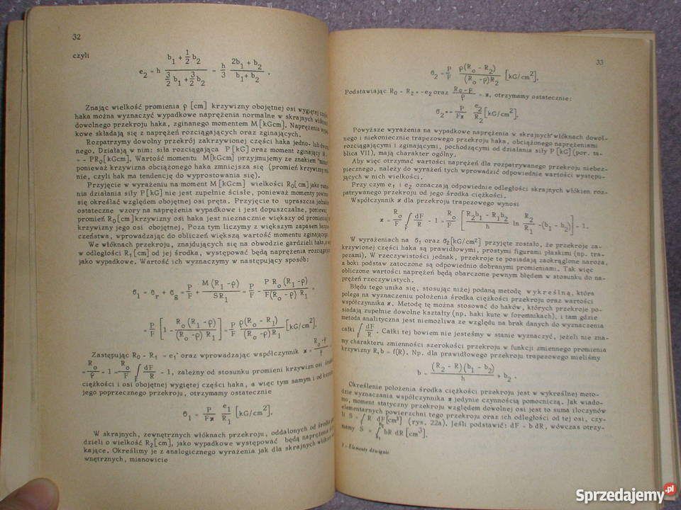 Elementy dźwignic cz2 K Pawlicki Rok wydania 1971 Ostrołęka sprzedam