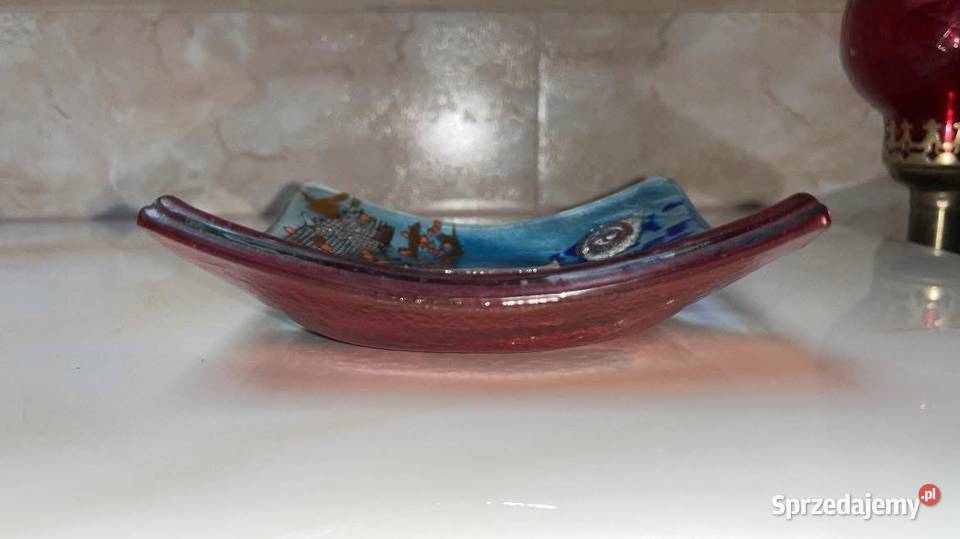 Paterka szklana Artystyczna Handmade in Grecce