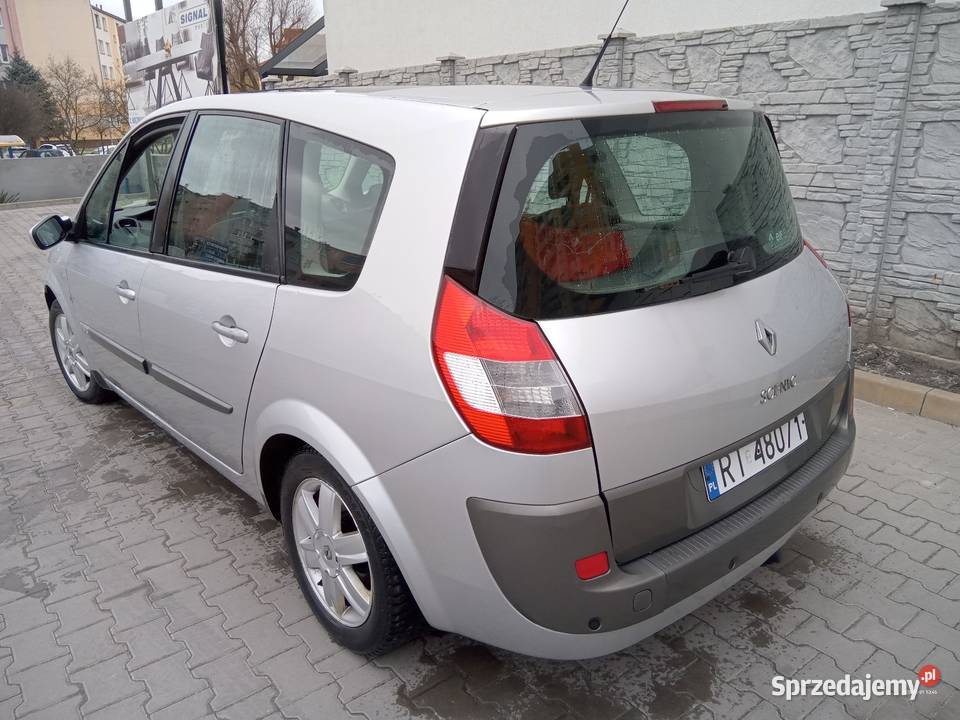 Renault Scenic 20 benzyna plus gaz automat srebrny Tarnobrzeg sprzedam