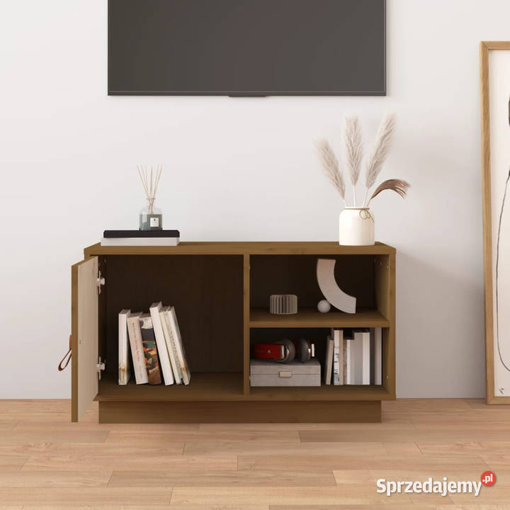 Szafka pod telewizor miodowy brąz 70x34x40 Warszawa
