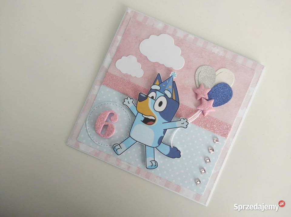 Kartka ręcznie robiona na urodziny dziewczynki Rękodzieło Łódź