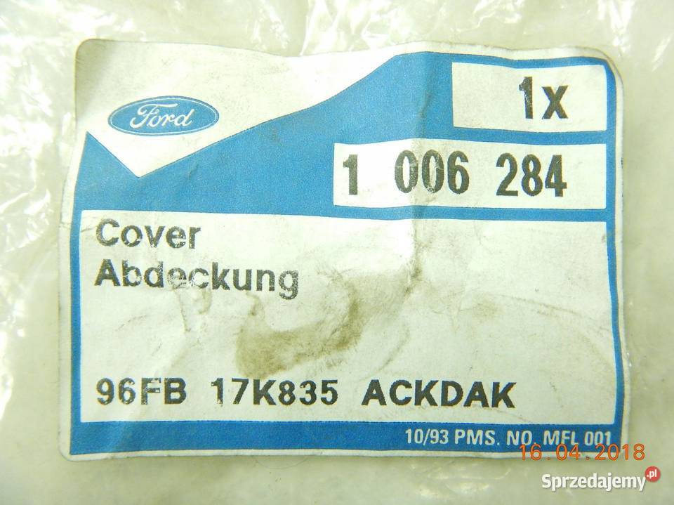 ZAŚLEPKA ZDERZAKA TYLNEGO FORD FIESTA MK4