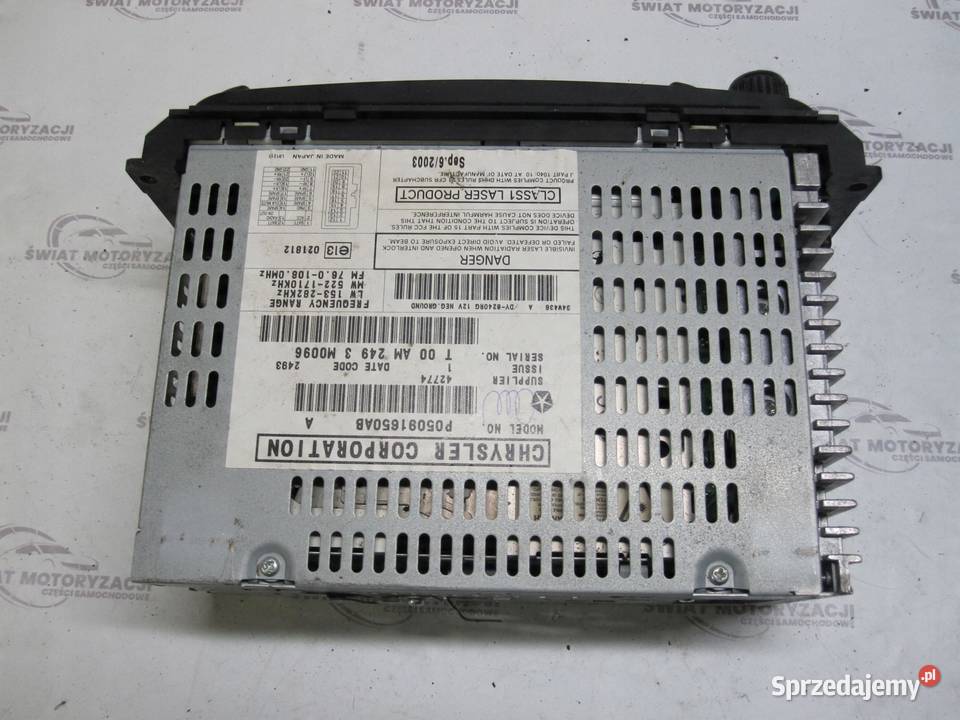 CHEROKEE KJ III 28 CRD 04r Radio P05091650AB sprzedam