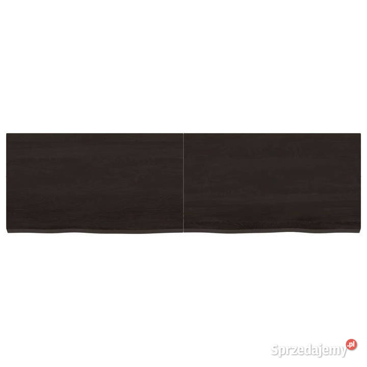 Blat stołu ciemnobrązowy 140x40x24 lite drewno Warszawa sprzedam