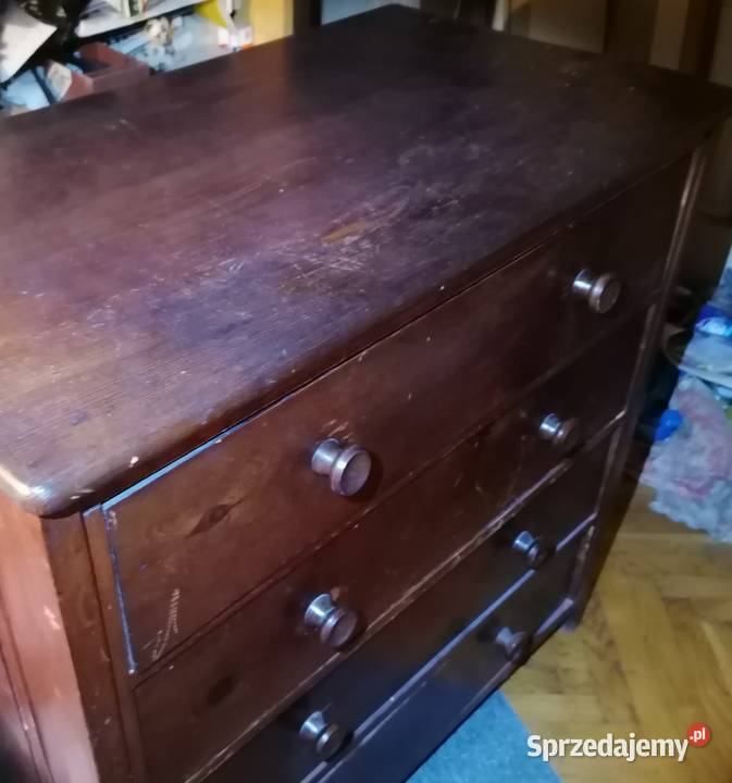 Stara komoda z 4 szufladami z lat 6070 Kraków
