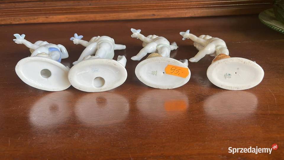 Wiosna Figurki Pory Roku Ilmenau Porzellanfabrik Porcelana i szkło Gdańsk sprzedam