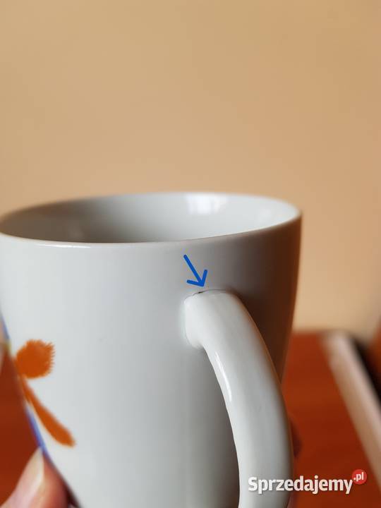 Porcelanowy kubek Królik Zając Karolina Dąbrowa Górnicza