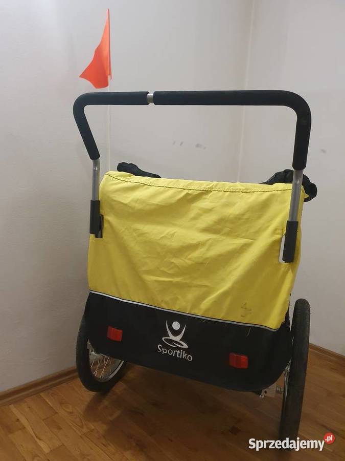 Przyczepka rowerowa dwuosobowa wózek Sportiko Piaseczno