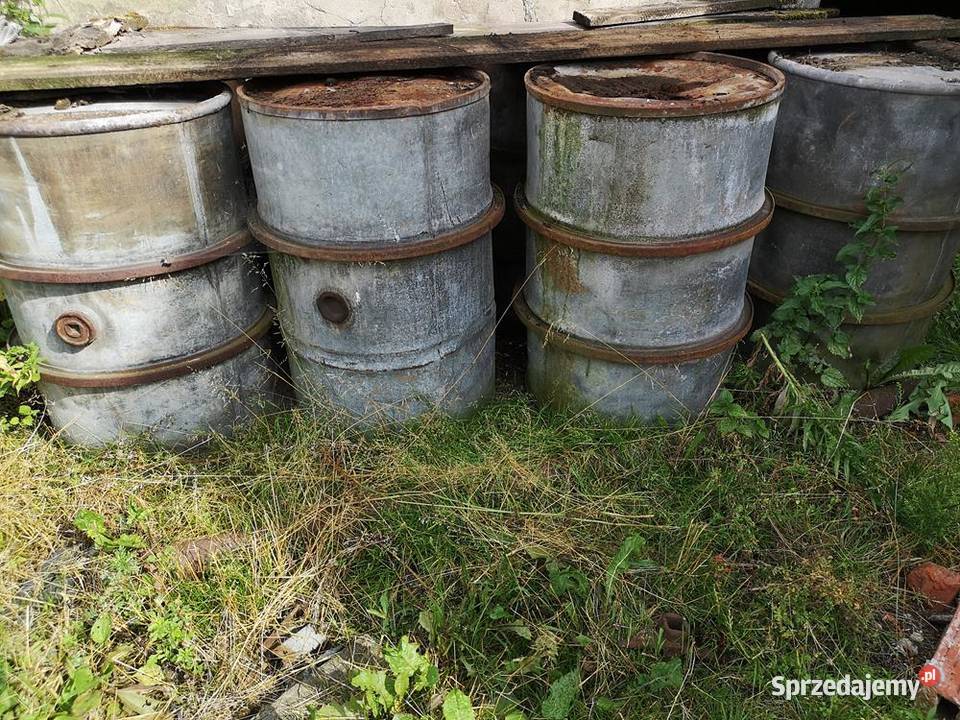 Beczka Stalowa Ocynkowana Na Paliwo 200 Litrów Swarzędz
