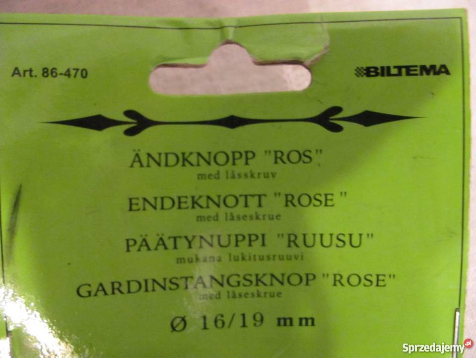 zakończenie karniszy 1619 mm Andknopp ros Zamość