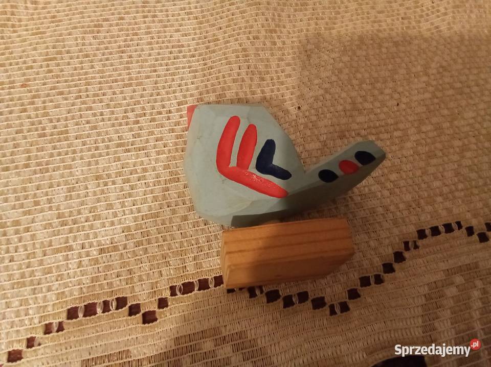 Ptaszek niebieski drewniany Warszawa