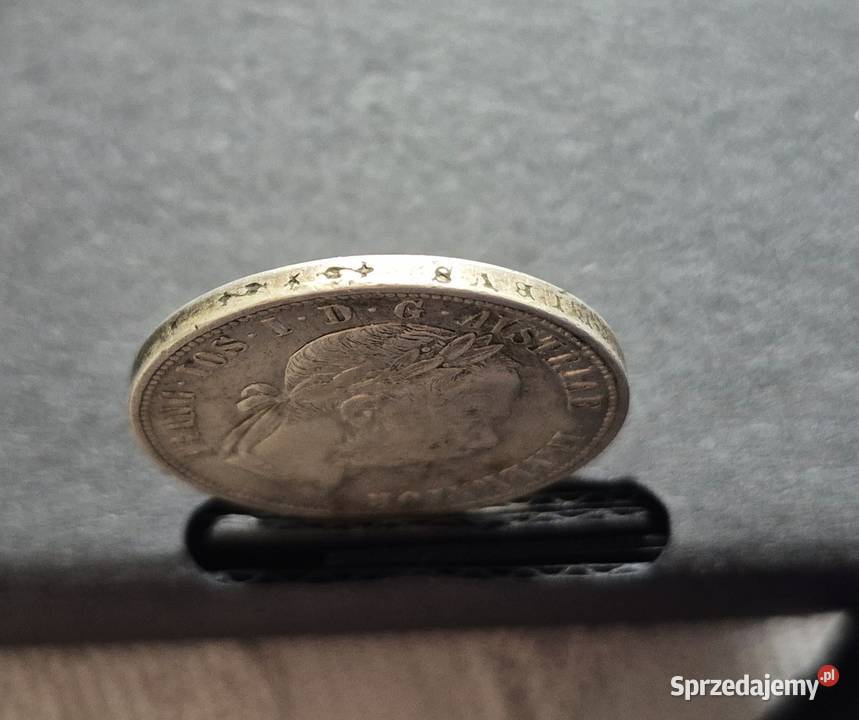 71 AUSTRIA srebro 1 Floren 1879 r łódzkie Wola Kruszyńska