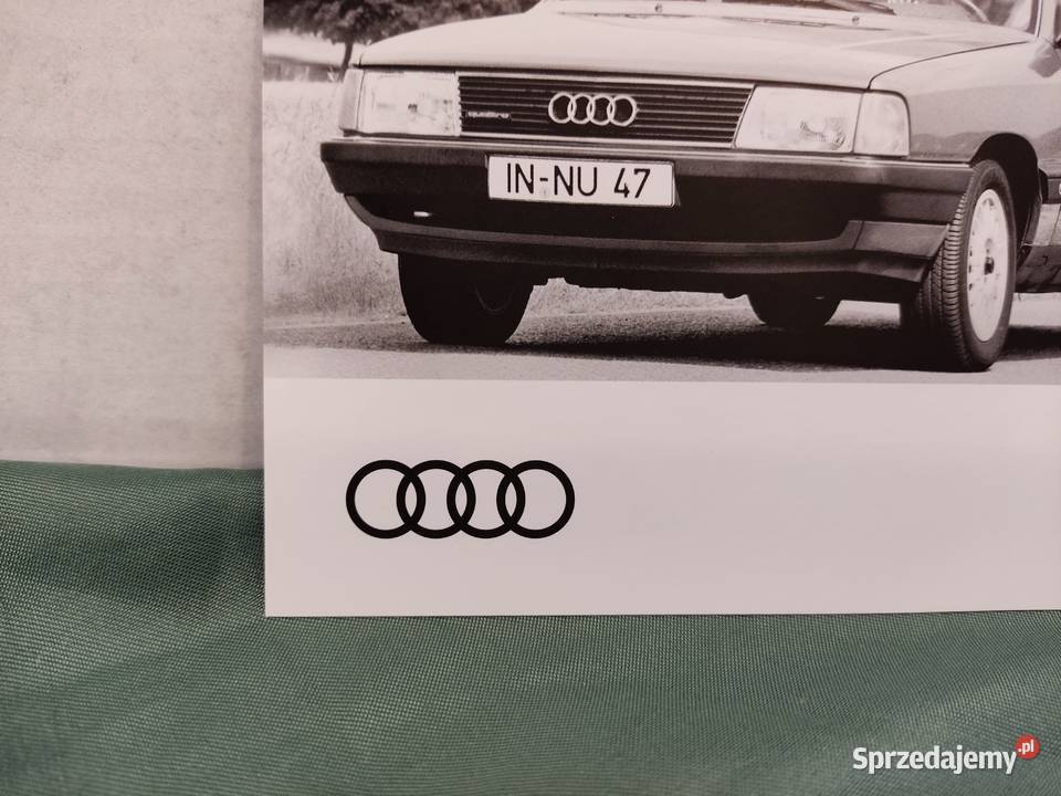 Pocztówka widokówka Audi 100 C3 quattro 1982 opolskie