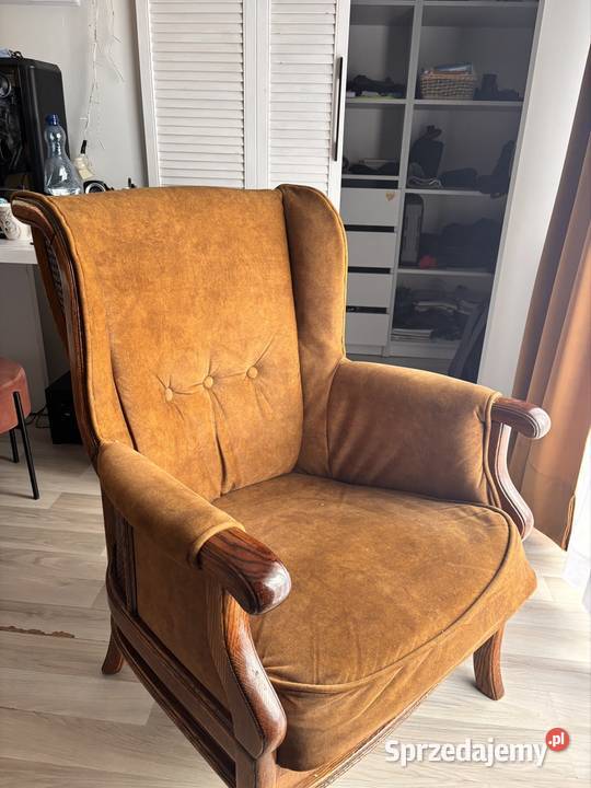 Sprzedam odrestaurowany fotel uszatek