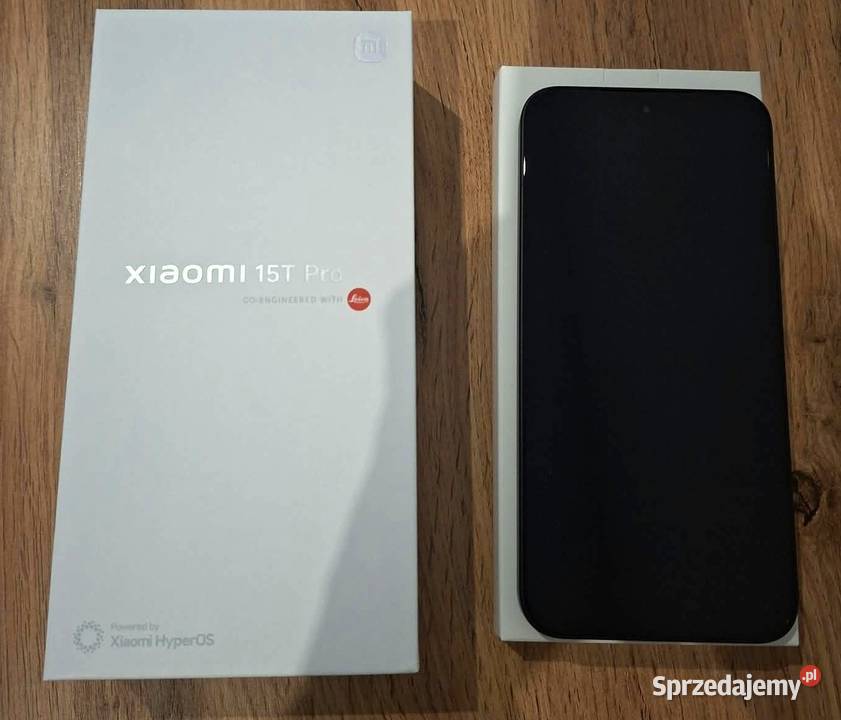 Nowy telefon XIAOMI 15T PRO 5G 12512 GB Czarny Xiaomi Łódź