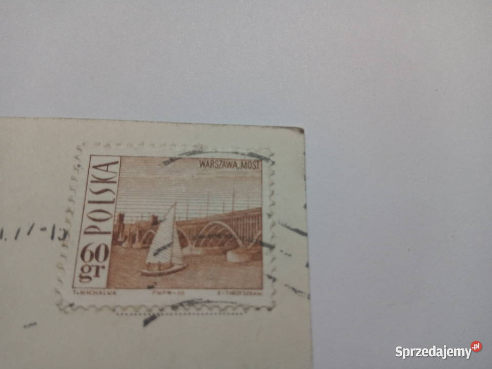 Pocztówka Wrocław z 1972r PRLu znaczek Dąbrowa Górnicza