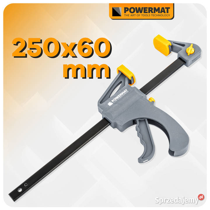 ścisk stolarski zacisk dźwigniowy 250x60mm Katowice sprzedam
