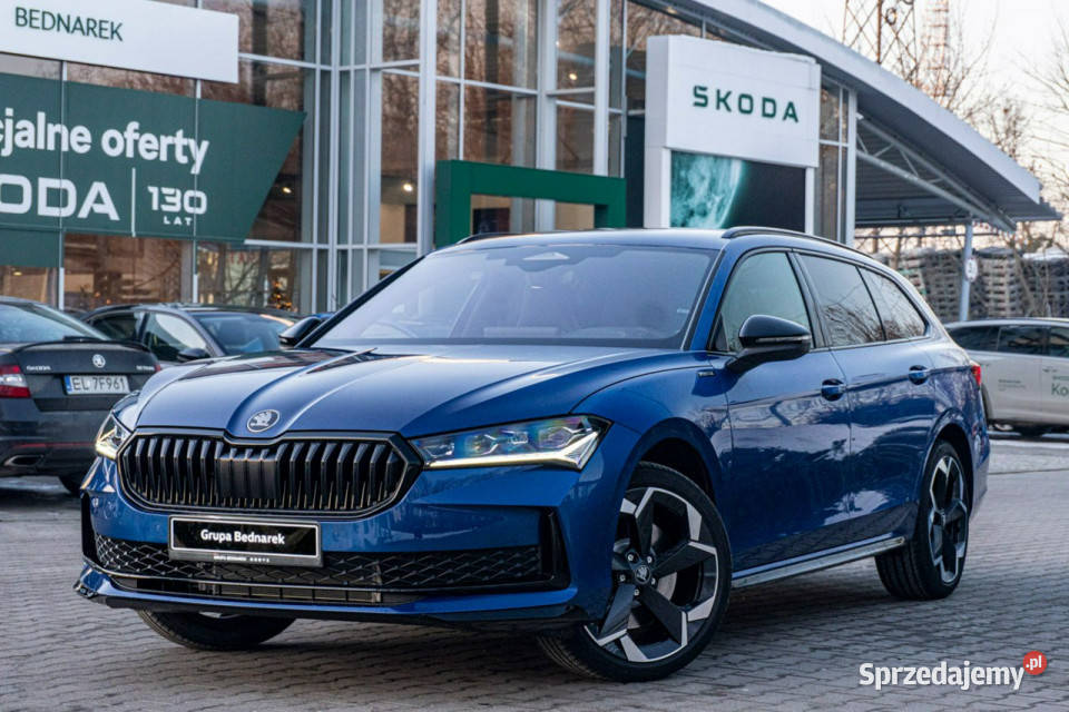koda Superb Combi Sportline 20 TSI 204 DSG IV isofix Motoryzacja Łódź