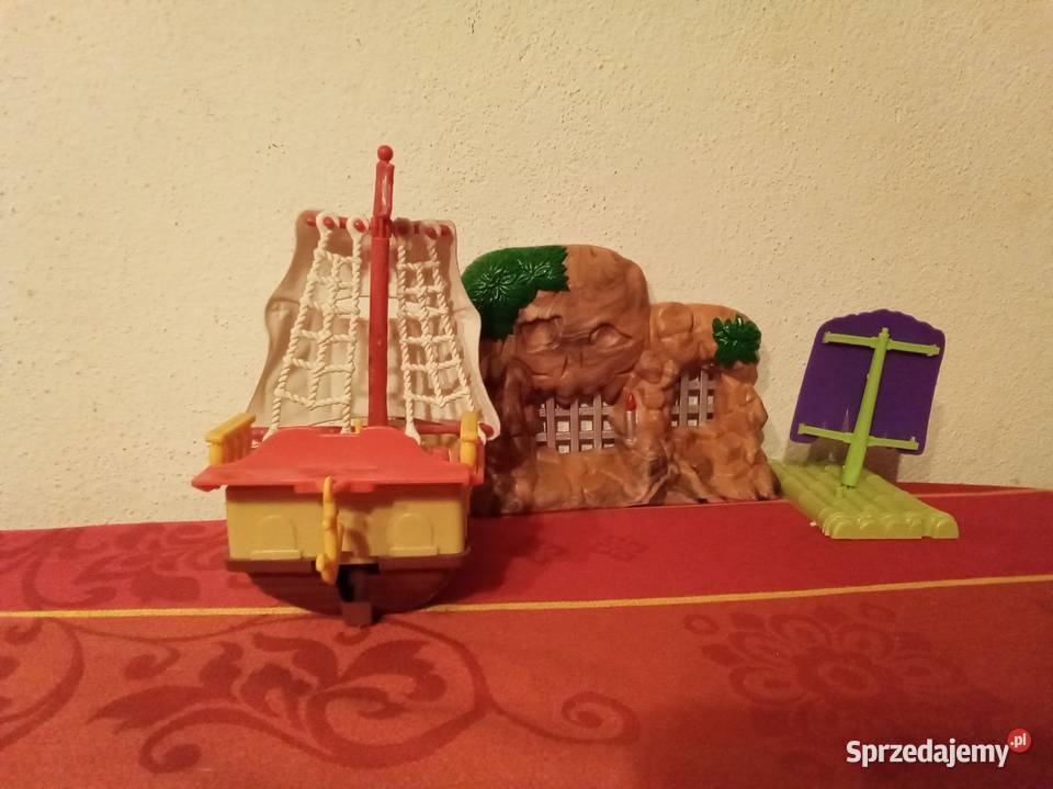 Zestaw piracki wyspa statek i tratwa Warszawa