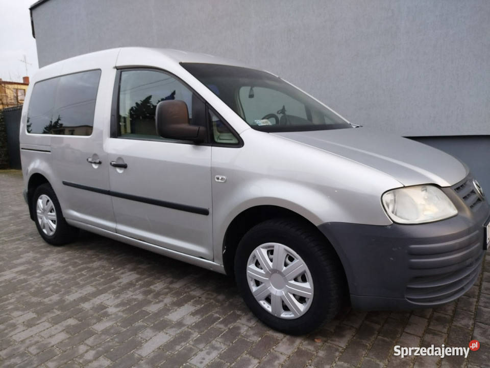 Volkswagen Caddy 5 osobowy zarejestrowany Toruń