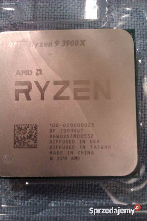 Procesor AMD Ryzen 9 3900X 12 rdzeni 24 wątki Podzespoły bazowe Warszawa