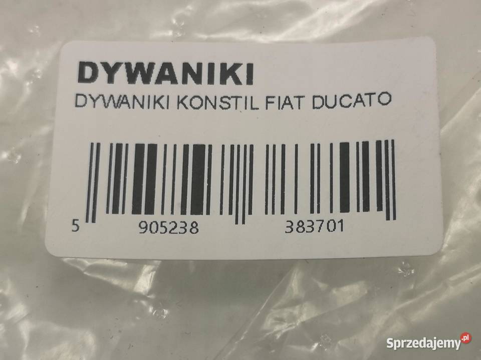 DYWANIK WELUROWY PRZÓD FIAT DUCATO 2006 NOWY