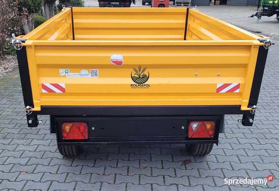 Przyczepa dwuosiowa 25t z wywrotem do tyłu Lesko