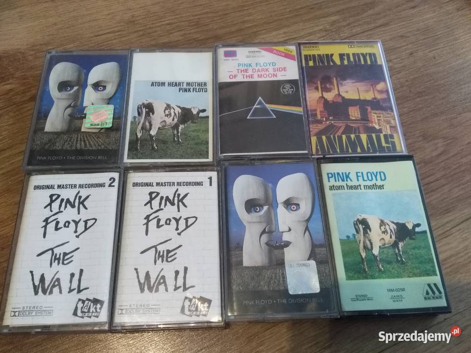 Kasety Pink Floyd zestaw na sztuki unikatowe Włocławek