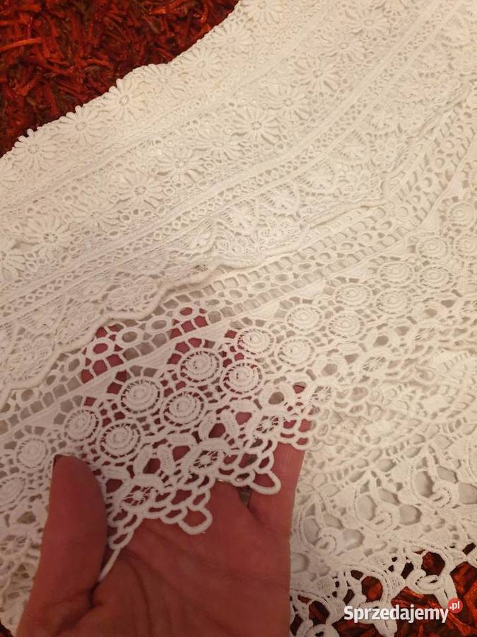 Białe koronkowe spodenki M L Radom