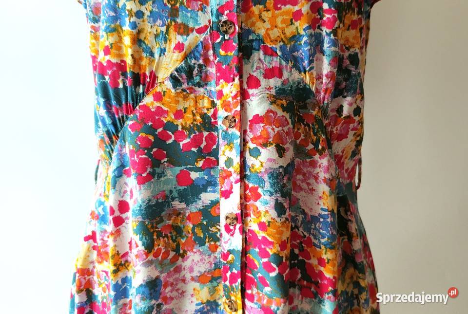 Długa kolorowa sukienka Soaked in Luxury L 40 kolorowy sprzedam