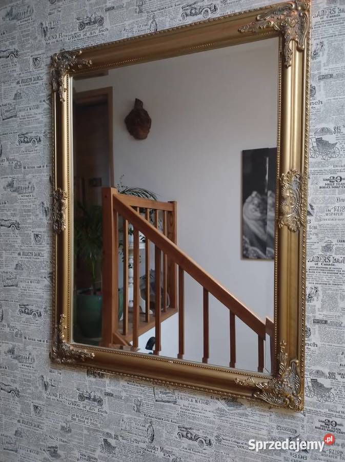 Lustro w złotej ramie Dom i Ogród Śrem