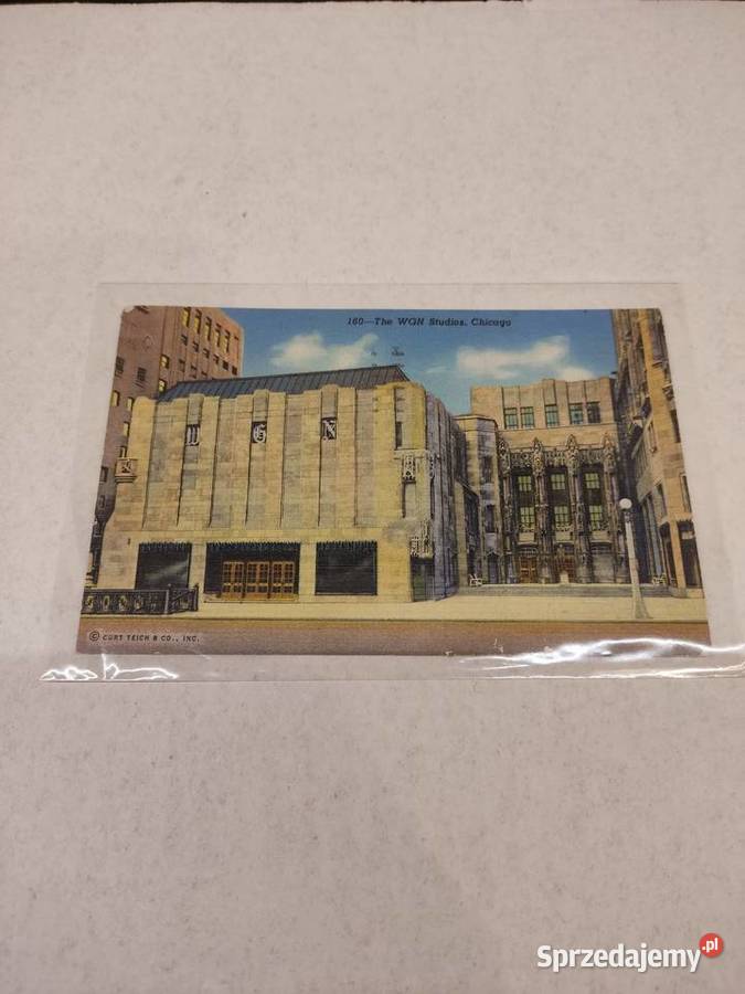 Pocztówka widokówka budynek WGN Studios w Głuchołazy
