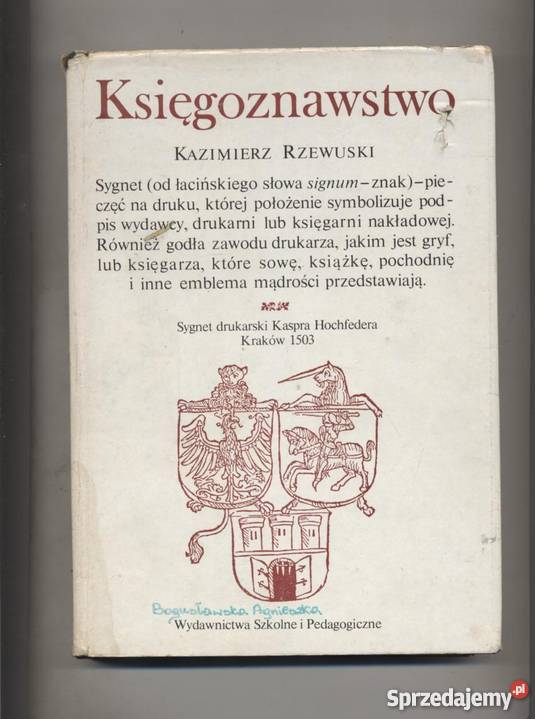 Księgoznawstwo Szczecin