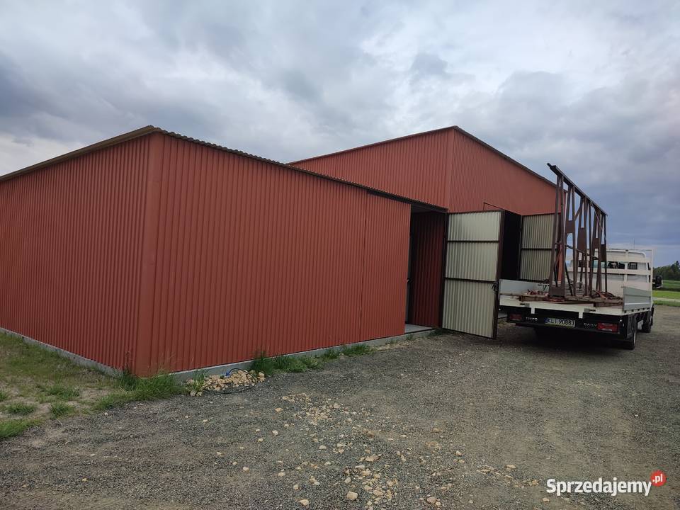 B82 Garaż Blaszany Wiata HalaMagazyn blacha śląskie Bielsko-Biała