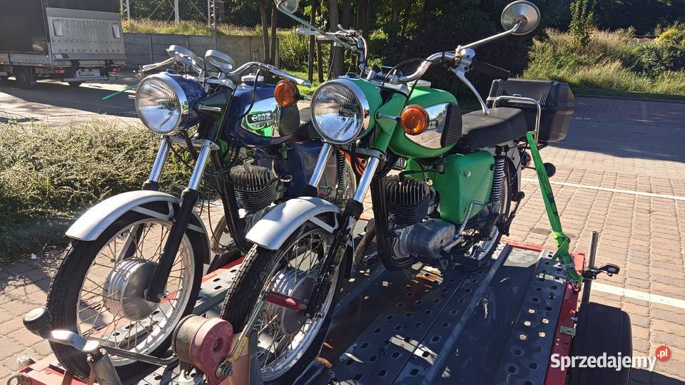 1980 1982 MZ ts 150 zielona i niebieska