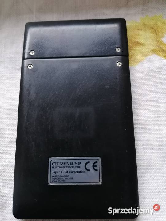 Kalkulator Citizen SB745P japoński solarny Łódź