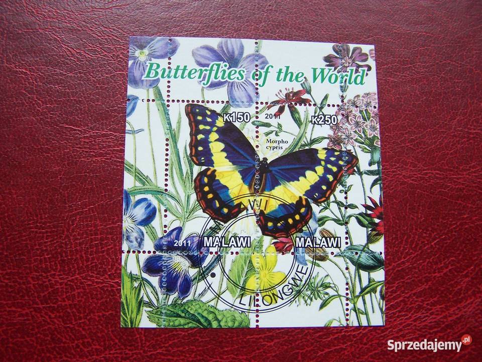 Malawi 2011 CTO Fauna Motyle Tychy sprzedam
