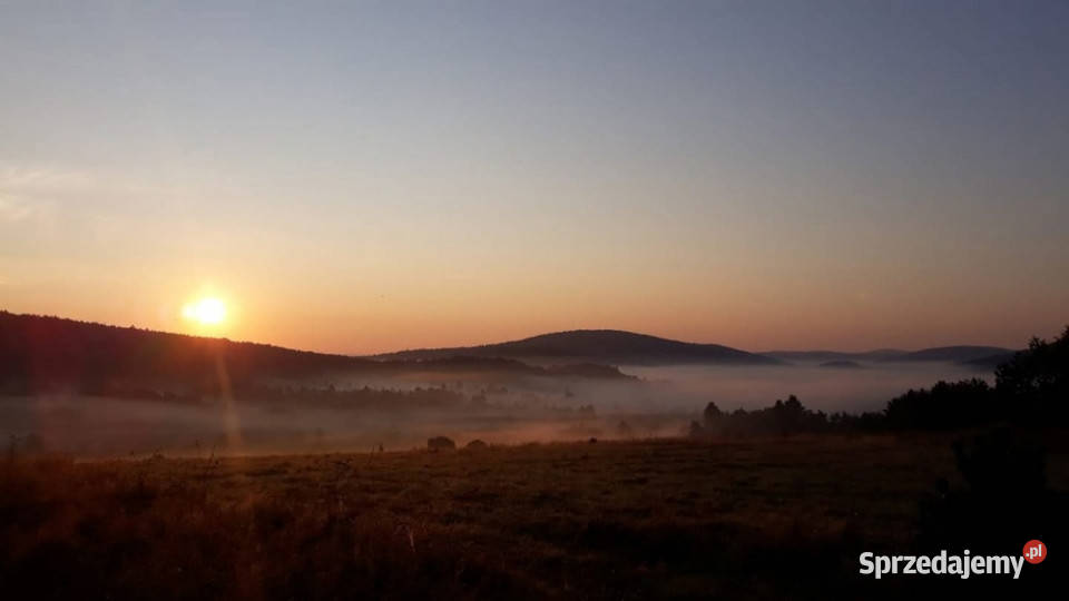 Działka 13 ha Beskid Niski Wołowiec widokowa małopolskie