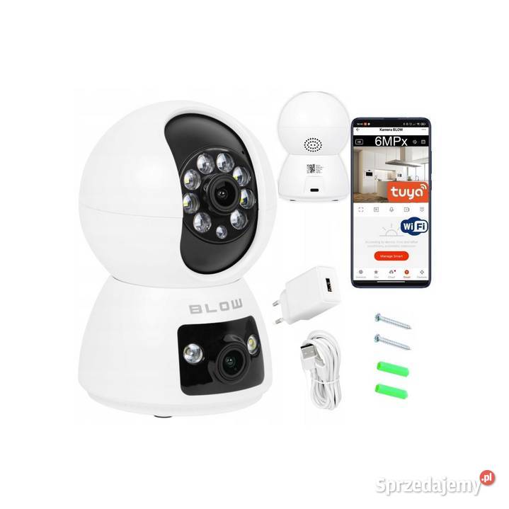 Kamera WIFI Wewnętrzna Obrotowa IP Monitoring Białystok