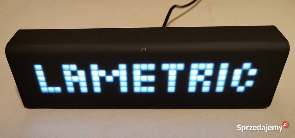 Lametric TIME LM 37X8 Zegar Stacja Pogody Radio stołowy lubelskie Zamość sprzedam