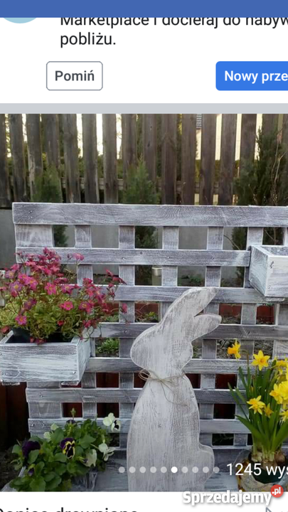 Donica drewniana Pozostałe Grodziec sprzedam