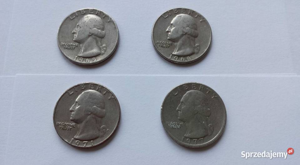 Quarter Dollar Washington  Liberty 1965 1966 1971 1977 2022