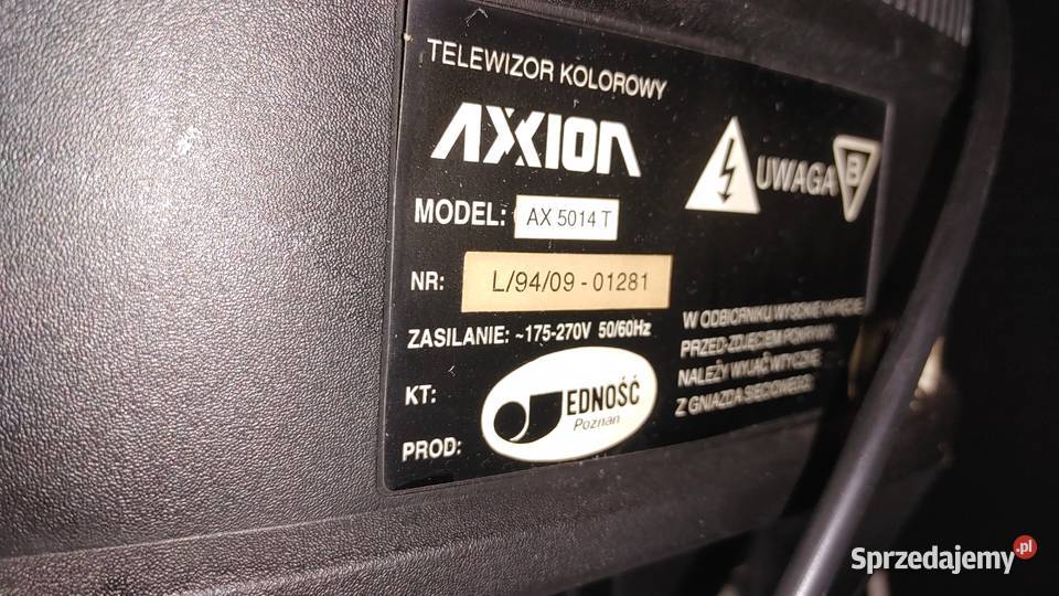 Telewizor staroć Telewizory opolskie Nysa