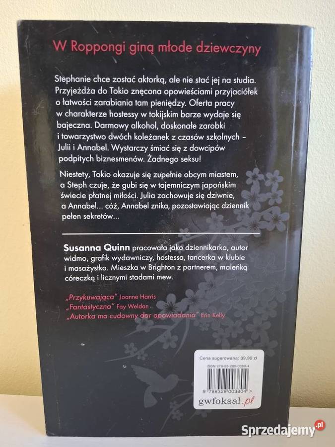 Szklane Gejsze Susanna Quinn thriller sensacja Kamienna Góra