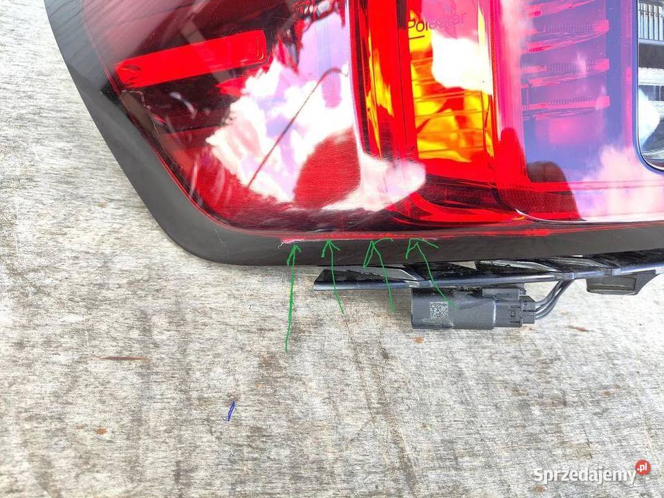 POLESTAR LED 2022 LAMPA LEWA TYŁ Lampy przednie
