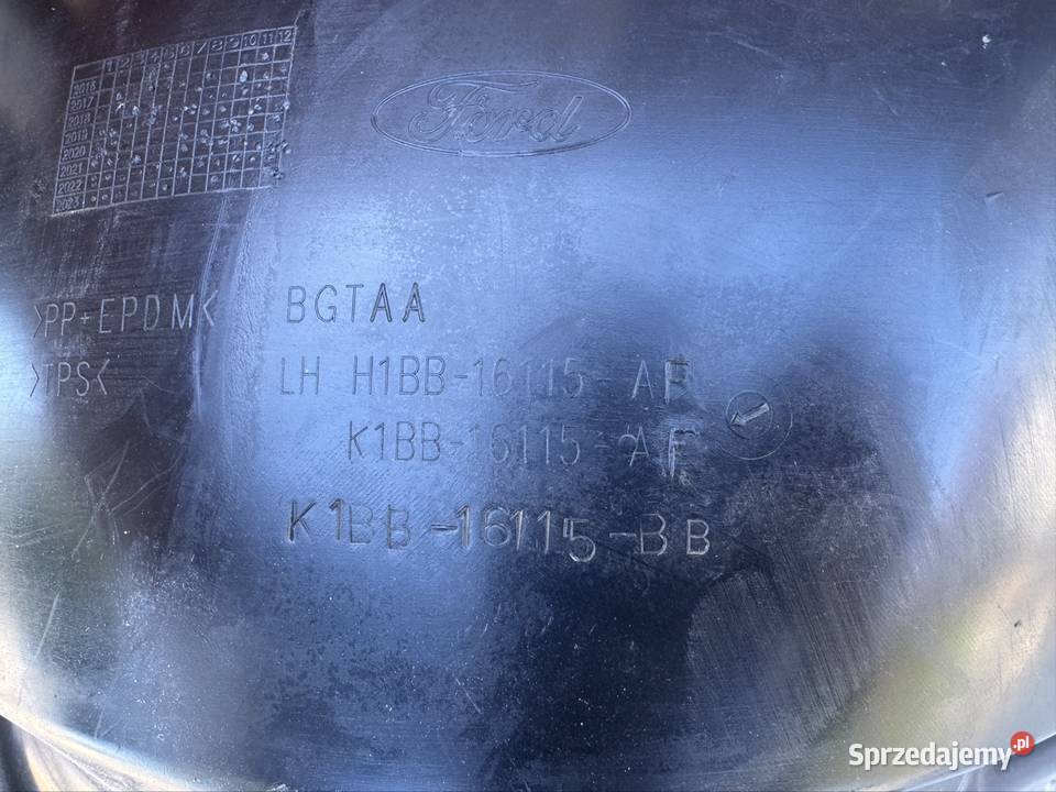 Nadkole przód przednie lewe lh ford fiesta mk8 Międzychód