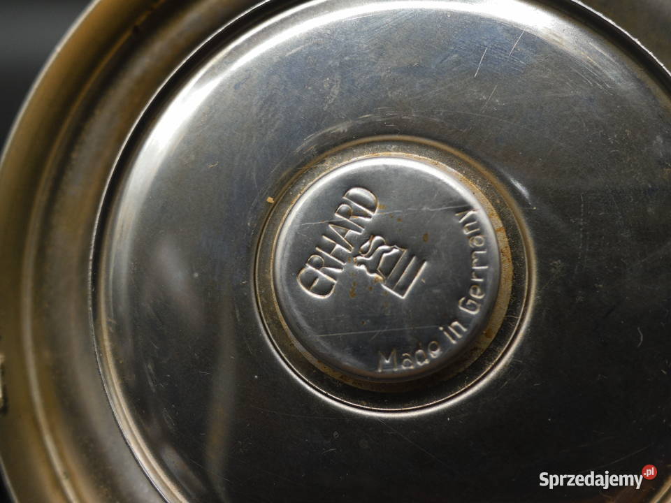 Popielniczka obrotowa metalowa Antyki, Sztuka, Kolekcje Raszków